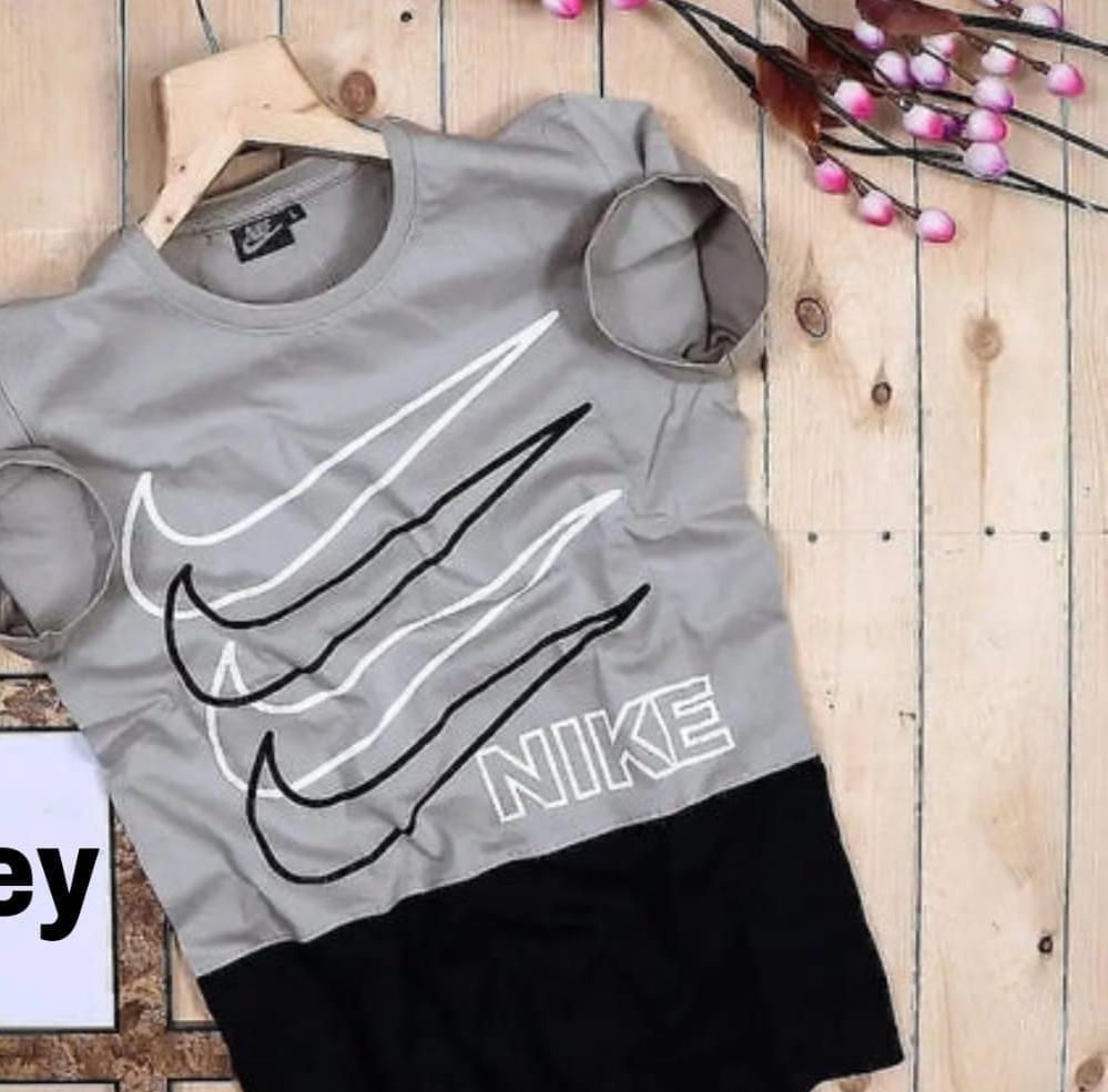 Men's Nike Trending T-Shirts (Black & Grey,) - Omega Cart