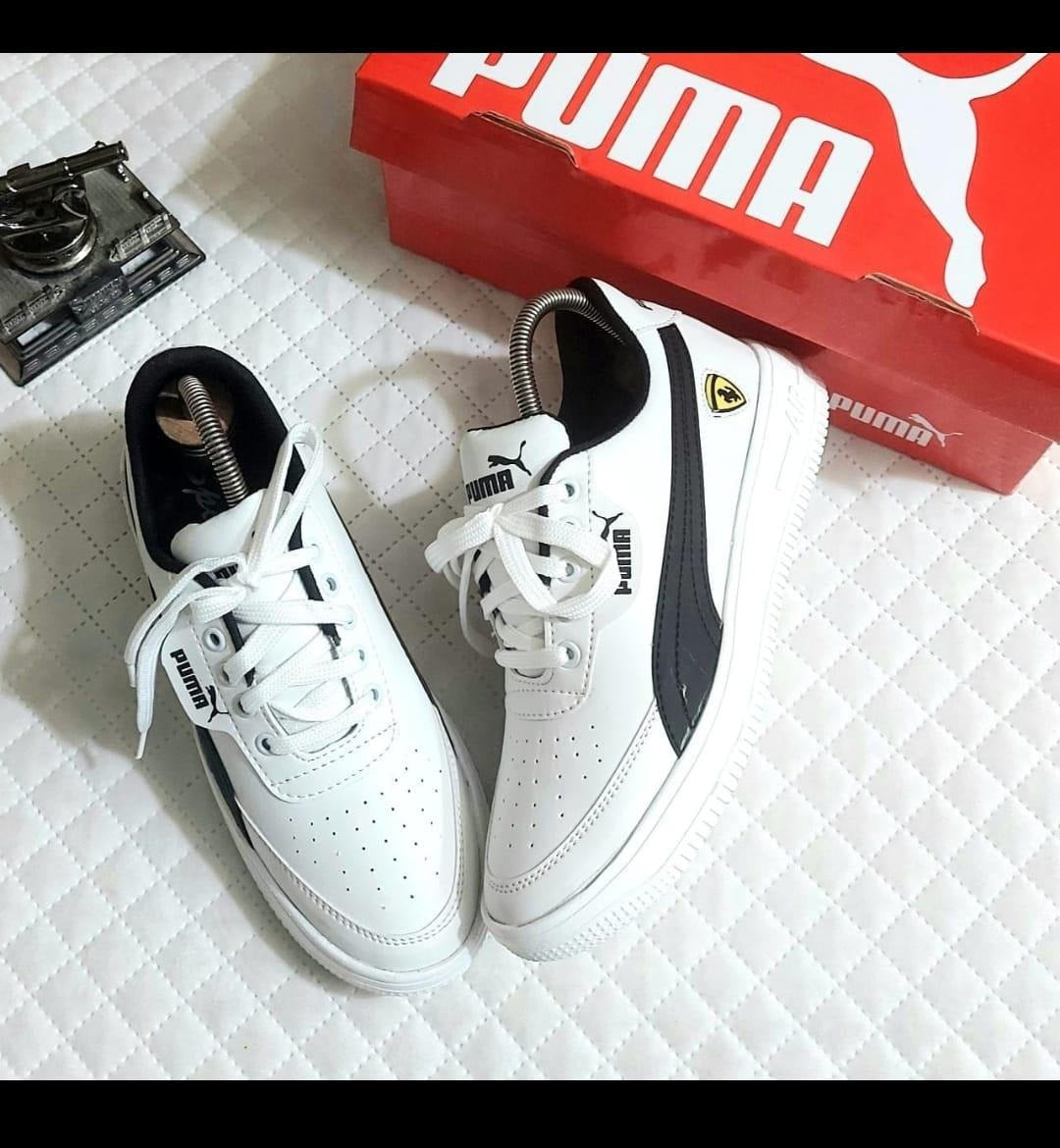 Sneakers for Men (White & Black, 6) - Omega Cart