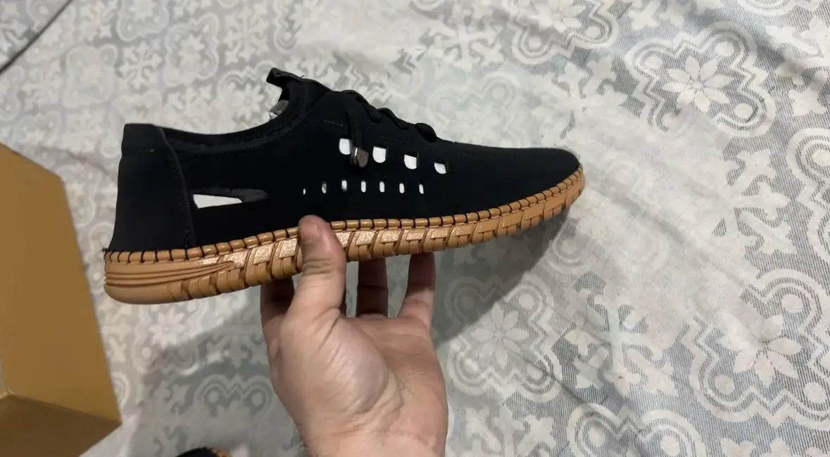 Men's Stylish Laser Cut Casual Shoes - Omega Cart