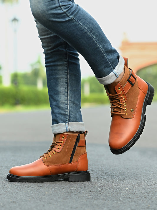 Tan Boots - Omega Cart