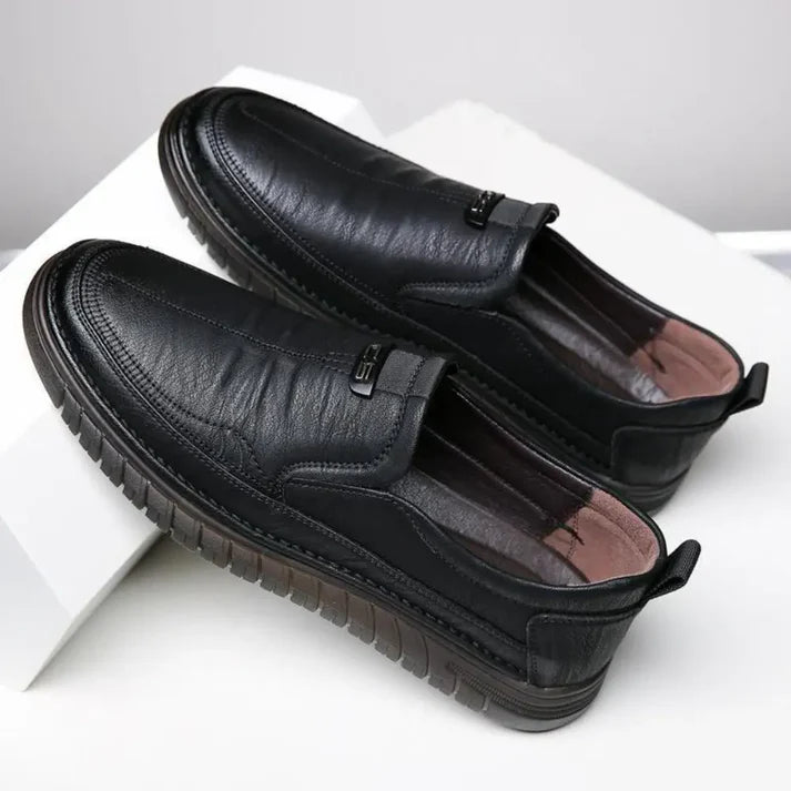Leather black shoes - Omega Cart