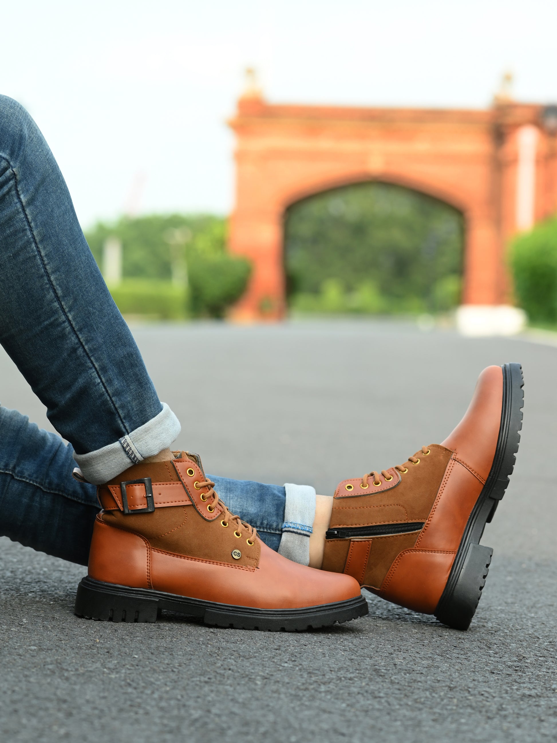 Tan Boots - Omega Cart