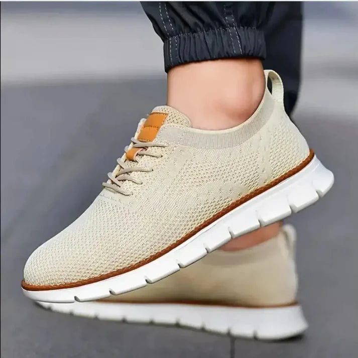 Tan Mesh Shoes - Omega Cart