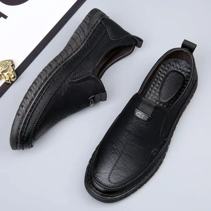 Leather black shoes - Omega Cart