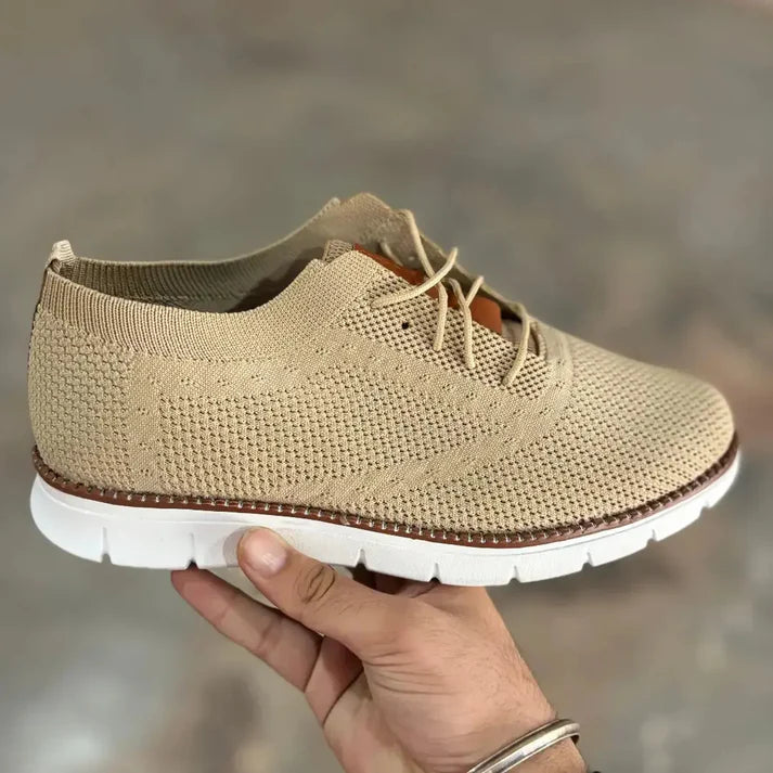 Tan Mesh Shoes - Omega Cart