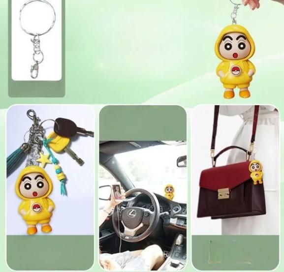 Shinchan Face Chaning Keychain - Omega Cart