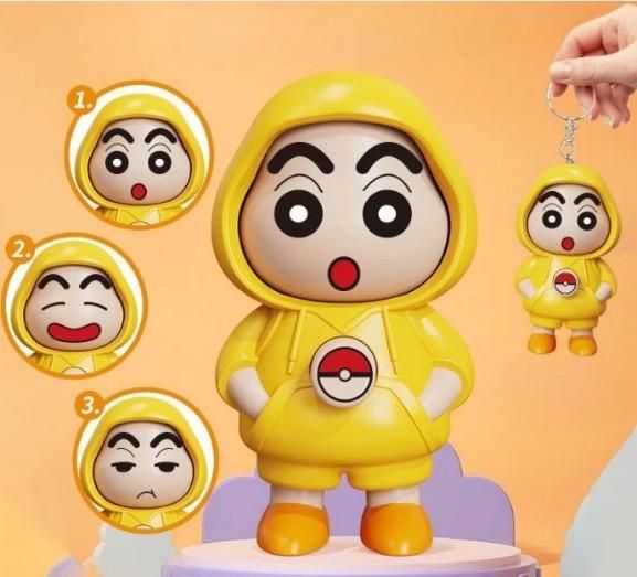 Shinchan Face Chaning Keychain - Omega Cart