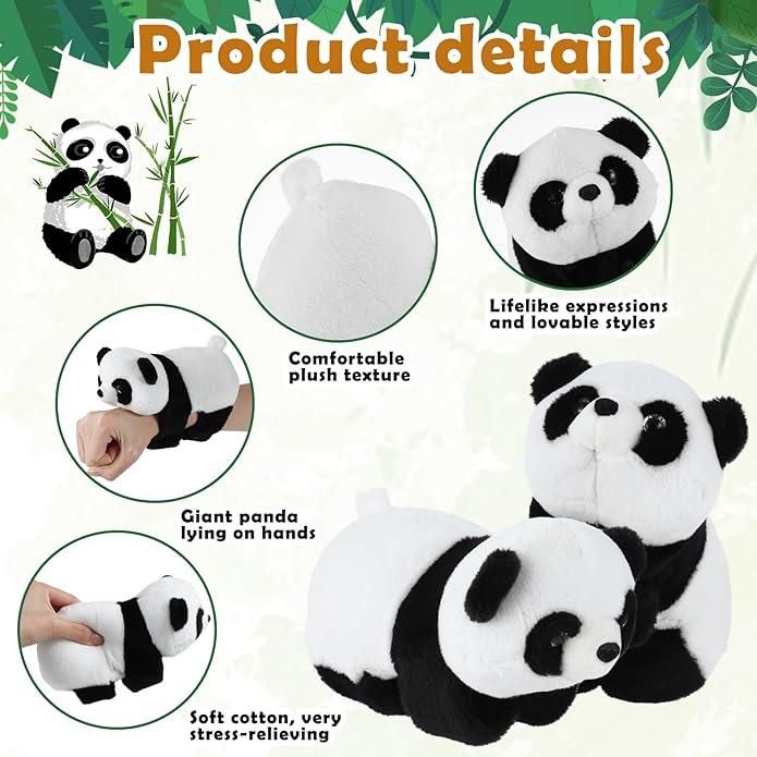 Unisex Stuffed Animal Slap Bracelets Plush Panda - Omega Cart
